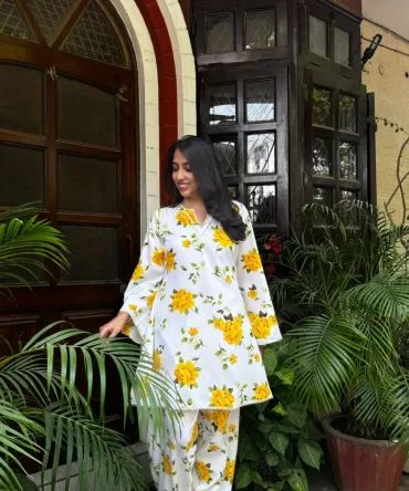 Afghan Jalebi Set – Yellow 2