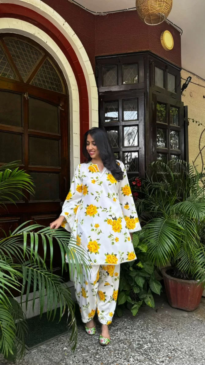 Afghan Jalebi Set - Yellow
