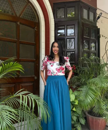 Wild Rose Puff Top