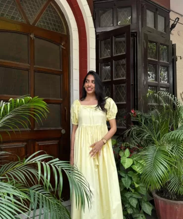 Fairytale Cotton Maxi – Butter Yellow (Premium Fabric) 2