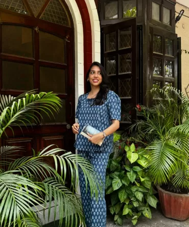 Relaxing Ruffles Cotton Lounge Set
