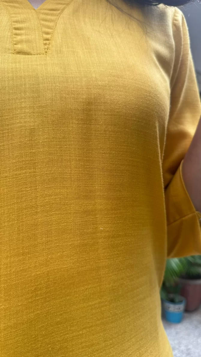 Luxe Lady Cotton Set - Mustard