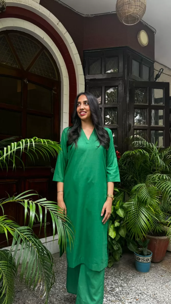 Luxe Lady Cotton Set - Green