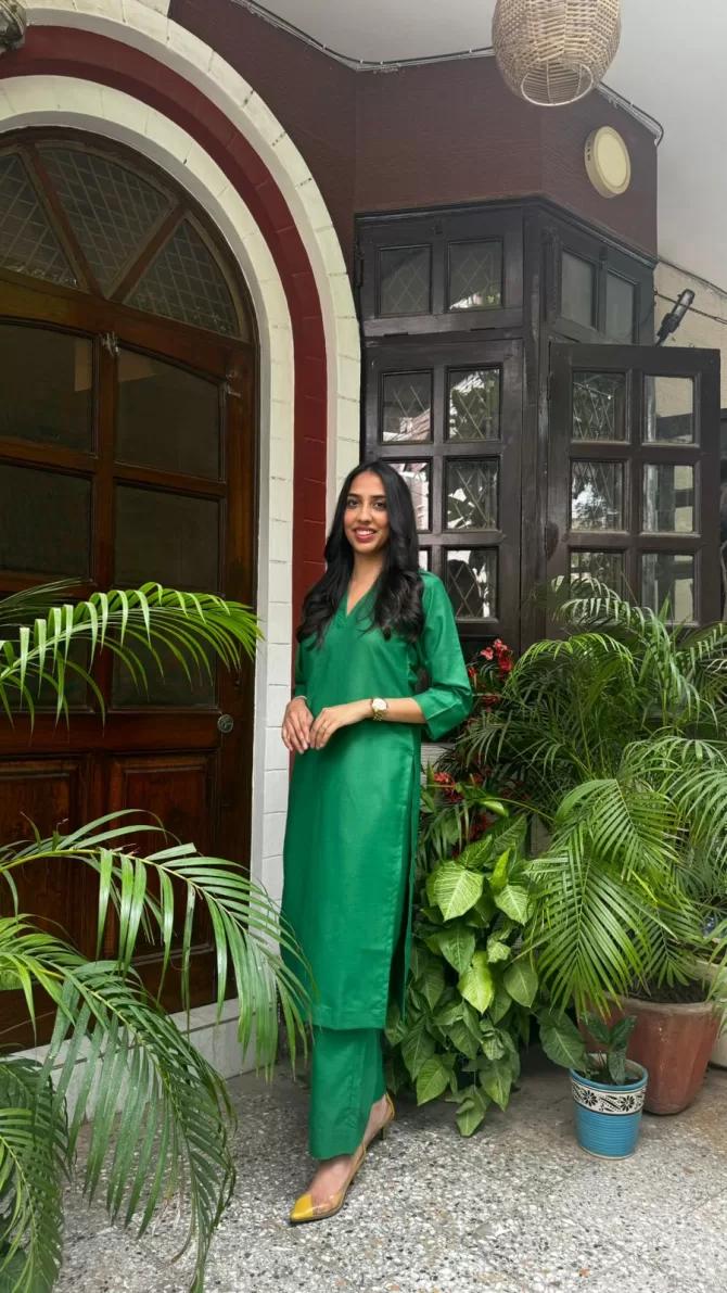 Luxe Lady Cotton Set - Green