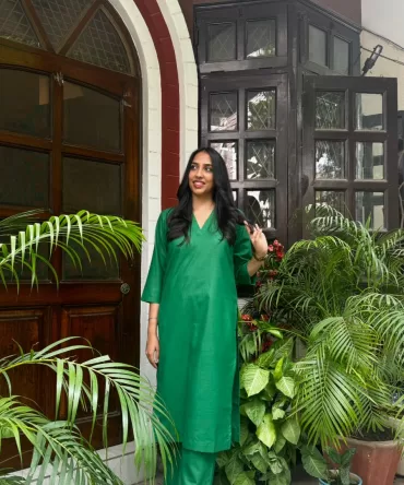Luxe Lady Cotton Set – Green 2