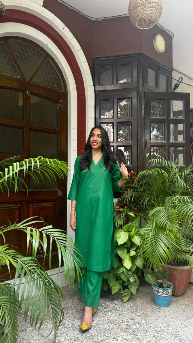 Luxe Lady Cotton Set - Green