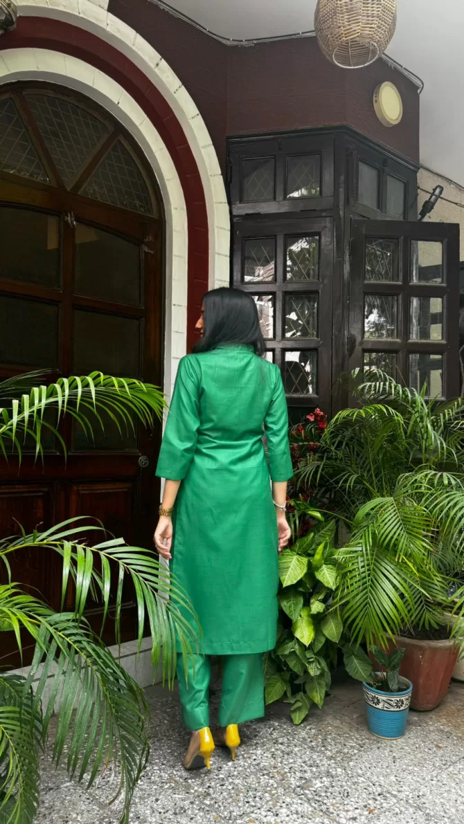 Luxe Lady Cotton Set - Green