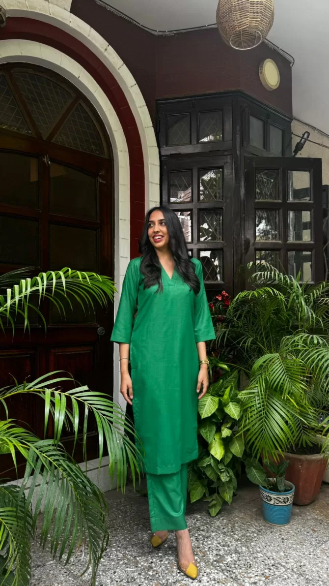 Luxe Lady Cotton Set - Green