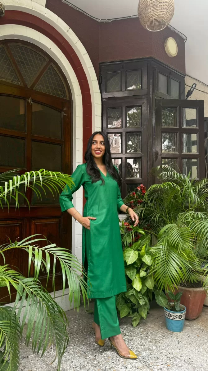 Luxe Lady Cotton Set - Green