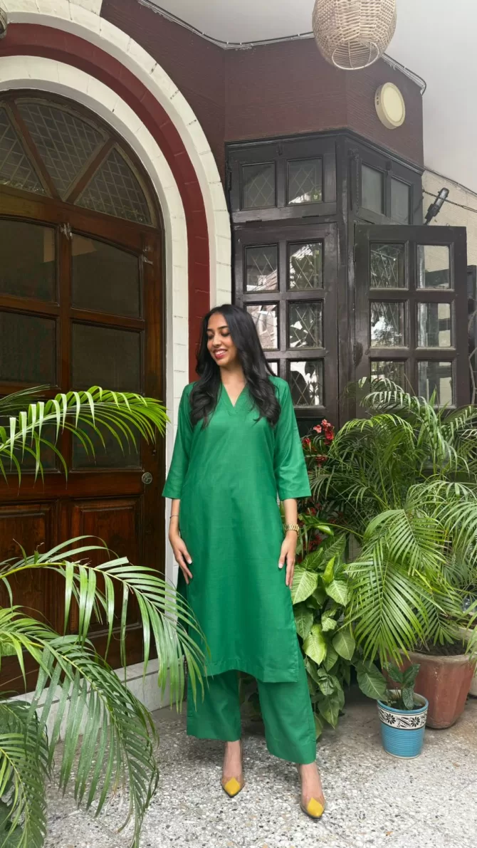Luxe Lady Cotton Set - Green