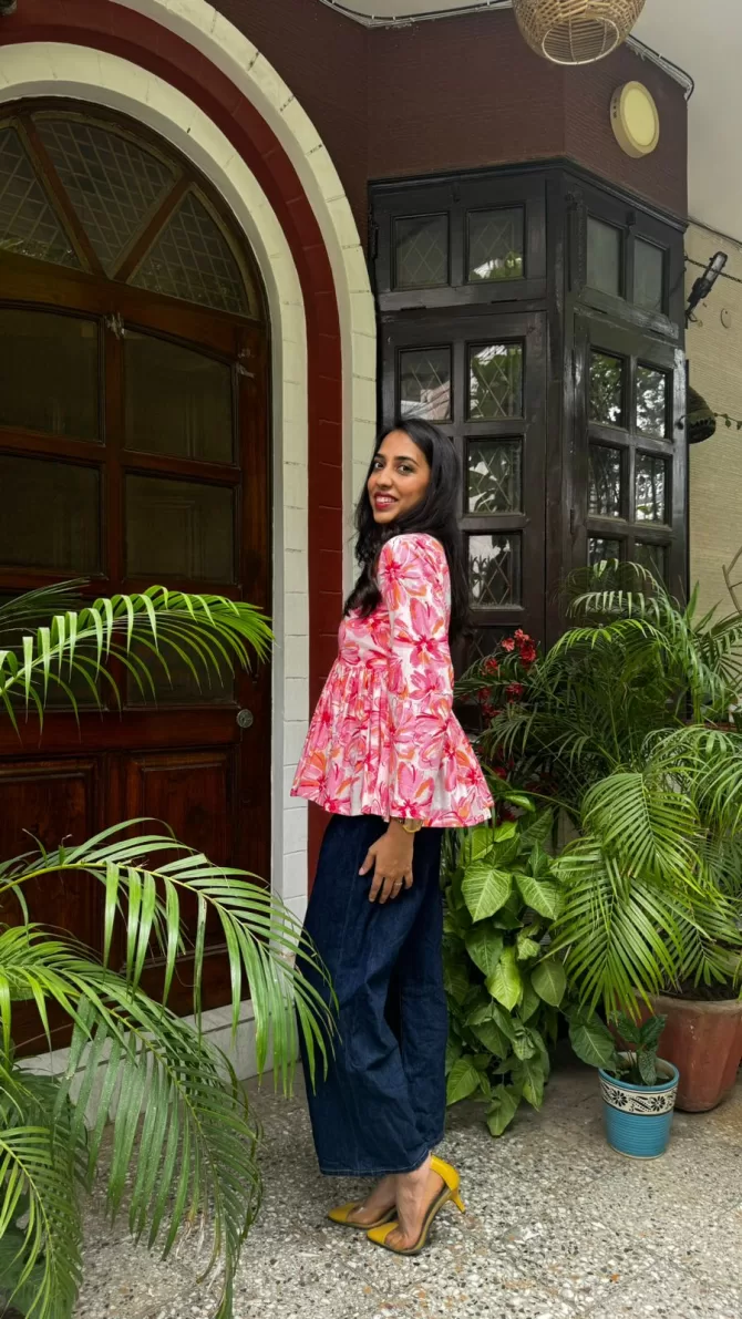 Dahlia Cotton Tunic - Pink