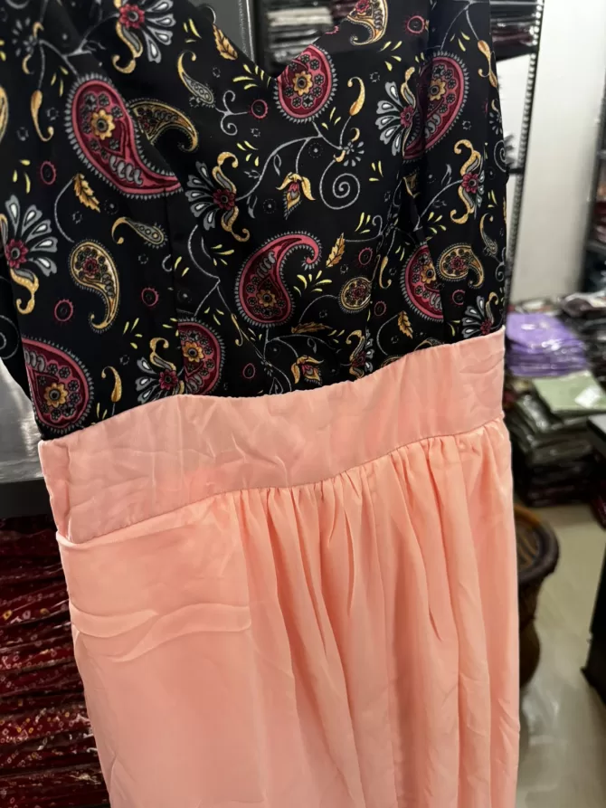Petals Layered Maxi Dress - Pink