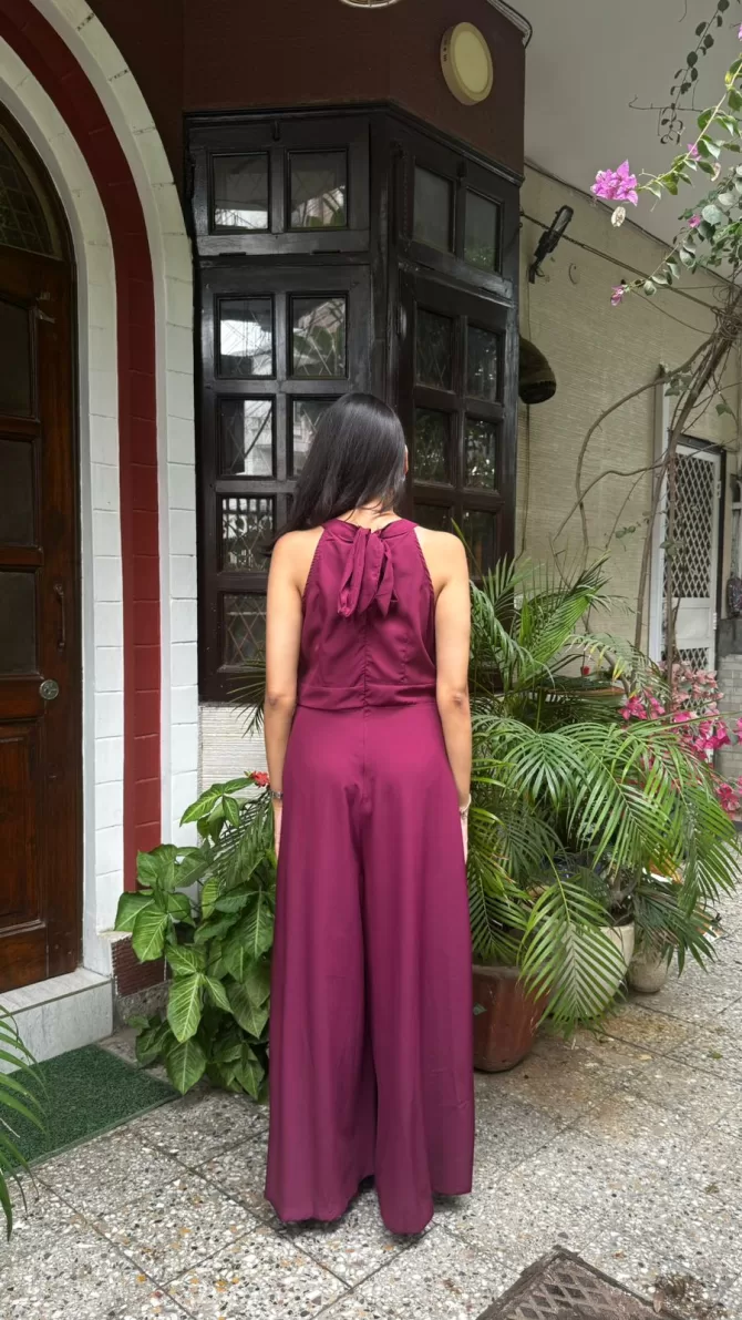 Luxe Jumpsuit - Wine