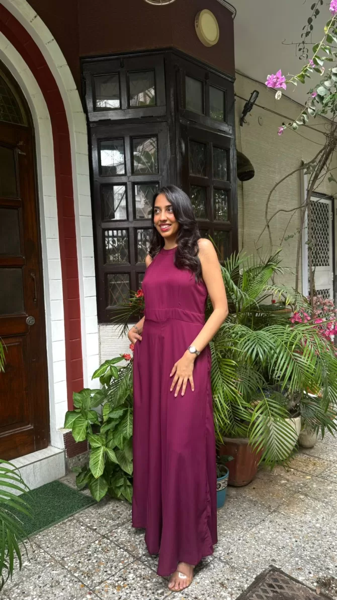 Luxe Jumpsuit - Wine