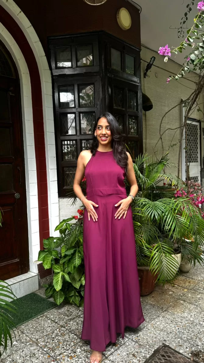 Luxe Jumpsuit - Wine