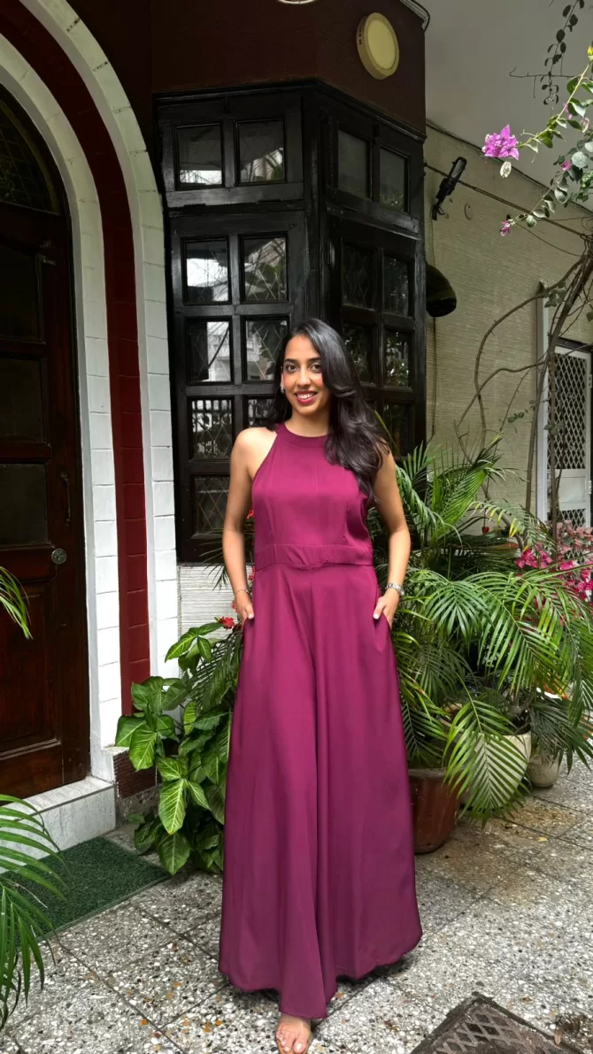Luxe Jumpsuit - Wine