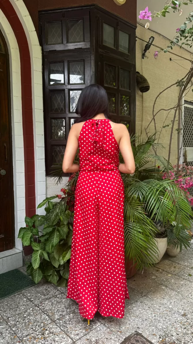 Luxe Jumpsuit - Polka